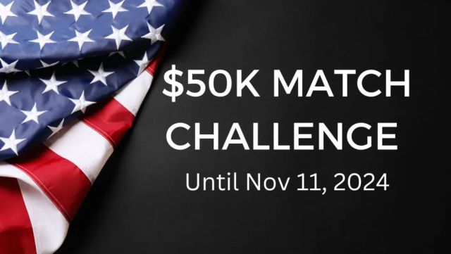 Join the Patriot Park Foundation’s Dollar-for-Dollar Matching Challenge Grant!
