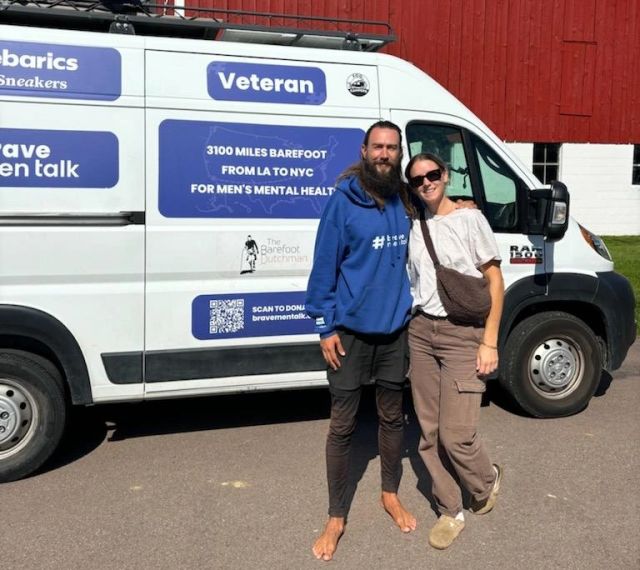 Brave Men Talk: A Veterans Epic Barefoot Journey