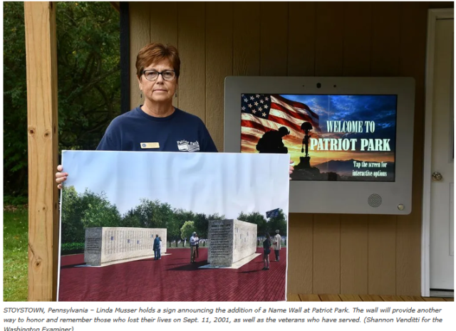 Under a vivid blue sky, a Pennsylvania field whispers the names of the fallen